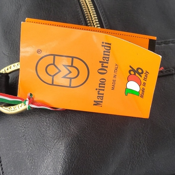 808- Marino Orlandi Women's Bag Genuine Leather Made In Italy NWT - Picture 3 of 11